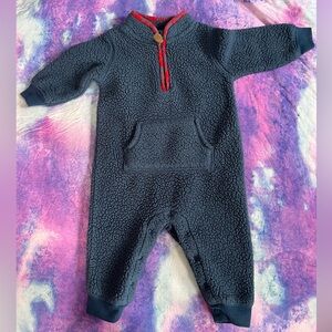 Carter's Charcoal One Piece with Red Accents